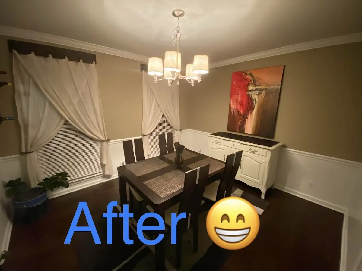 Professional dining room restoration after water damage in Unionville